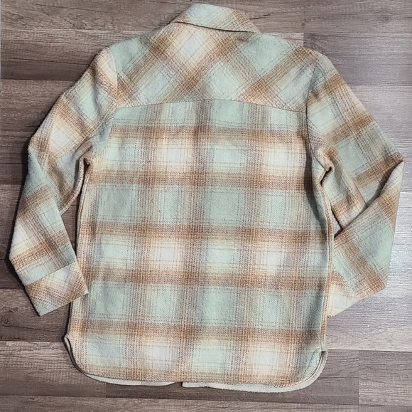 Womens flannel shirt jacket - Picture 9 of 9